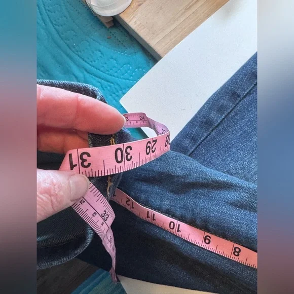 Lane Bryant Genius Fit Straight Jeans 26W Average Dark Wash Stretch Plus Size - Picture 11 of 13